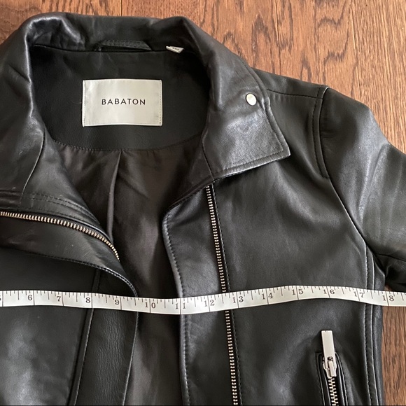 Aritzia Babaton Jagger Leather Moto Jacket - Picture 11 of 16